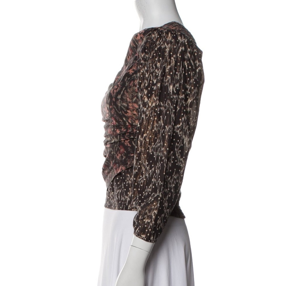 MARIA CHER NWT Villafranca Floral One-Shoulder Crop Top Sample Sale Piece! Sz S - Picture 12 of 15